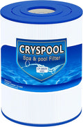 Cryspool® 08020 Filter Compatible with Watkins 31114, Hot Spot Spa Filter, C-8465, FC-3960, 71827, 71828, Watkins 65 Sq. Ft Spa Filter Cartridge, 1 Pack