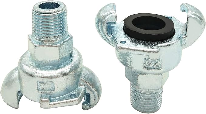 NPT Iron Air Hose Fitting，Universal Coupling，Chicago Fitting (0.5", NPT Male)