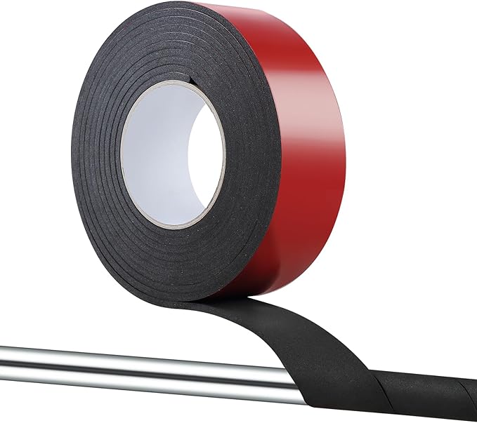 VEVOR Pipe Insulation Wrap, 14 FT x 2-inch Pipe Insulation Foam Tape, Self-Adhesive Water Pipes Insulated Foam Wrap for Winter Freeze Protection, Heat & Cold Resistant for Outdoor Indoor Use