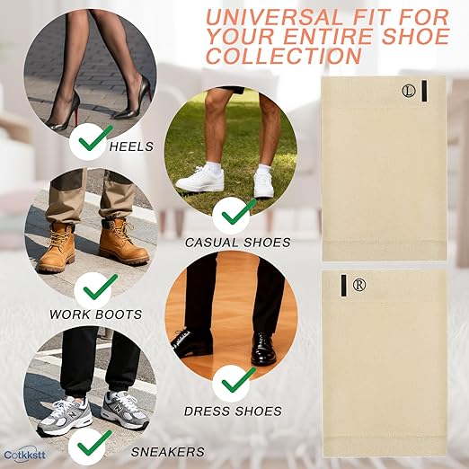 8Pcs Arch Support Sleeves Wraps for Flat Feet Plantar Fasciitis Relief - Compression Foot Brace Socks with Gel Cushion Pad - Metatarsal Heel Spur Pain Relief Orthotic Inserts Men Women
