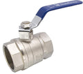 1-1/2" Nickel Plated Ball Valve - Standard Port 400WOG