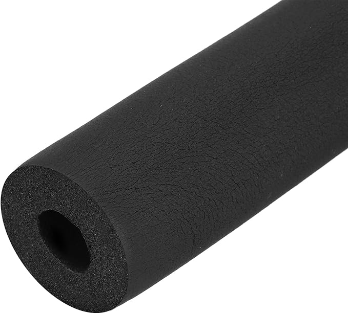 uxcell Foam Tubing for Handle Grip Support, Pipe Insulation Outside Pipe Lagging, 19mm(3/4") ID 45mm(1 3/4") OD 1m Black