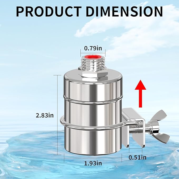 304 Stainless Steel Float Valve,Ball Valve Stainless Steel,1/2 to 3/4 Inch Automatic Water Level Control, Auto Fill Valve for Water Tanks,Livestock Troughs（Top/Side Entry）