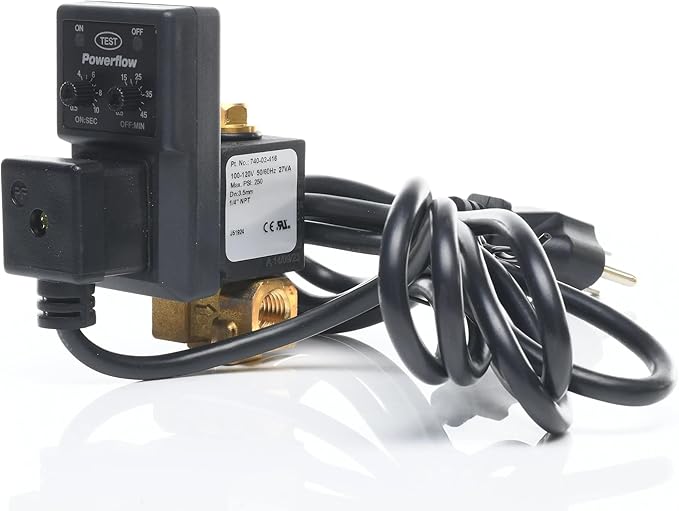 Standard Timer Drain 100-120V AC, IP65, 1/4" NPT, 3.2 mm Orifice, Analog, 250 PSI, 4.77 GPM, FBV-MD – Automatic Condensate Removal includes FBV‑MD (520-2N110D11B)