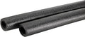 MECCANIXITY Foam Tube Sponge Protective Sleeve Black Seal Sleeve Polyethylene Pipe 25x40mm(1x1.57 Inch) for Pipe Insulation, Pack of 2