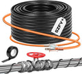 3FT~200FT Heat Tape for Water Pipes, -40°F Deicing Cable,Pipe Heat Cables for Roof,Gutter，Farm，Freeze Protetion Heating Wires, Heated Water Hose,Plumbing Fixtures,120V 5W/FT (30FT)