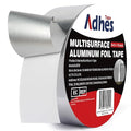 ADHES Heavy Duty Aluminum Foil Tape 2 Inch x 210 Feet(70 Yards) – Heat Resistant & Waterproof Silver Duct Tape – High-Temperature HVAC Tape for Ductwork, Sealing, Insulation, and Repairs