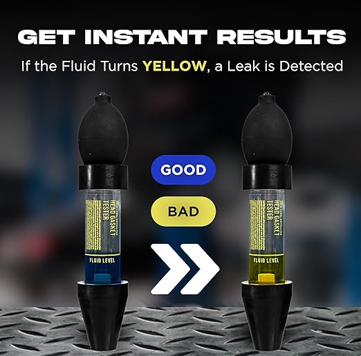 Gold Label Combustion Leak Test Fluid – 500ml (16.9 oz) | Head Gasket Tester Liquid for Gas & Diesel Engines | 100+ Tests | Fast Leak Detection for Cracked Heads, Blocks, Gaskets