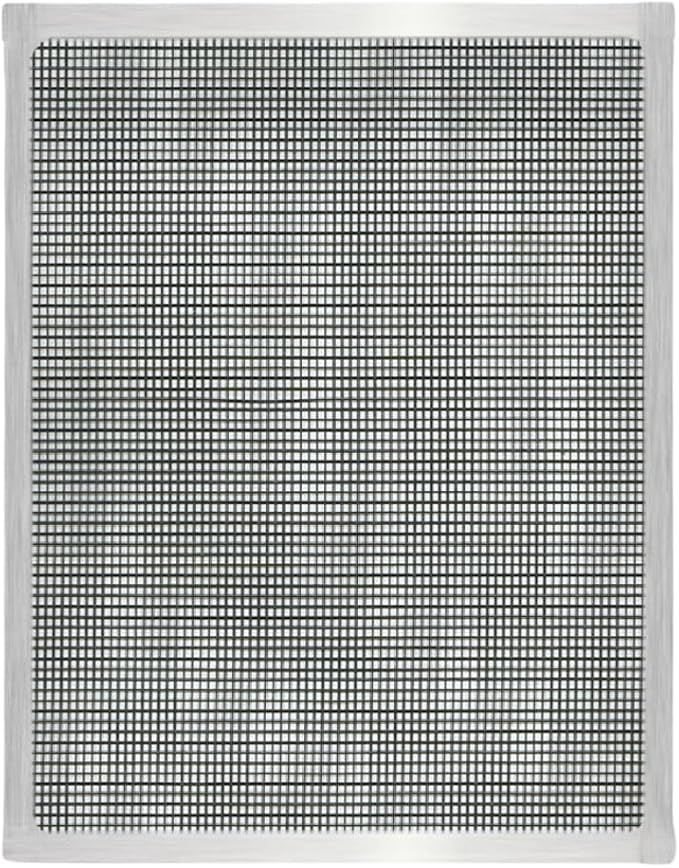 Metro Screenworks Custom Window Screens Fully Assembled and Ready to Install - Window Screen Replacement for House, (Silver) Pre-Framed Mesh Replacement Window Screens, Home, Patio, & More