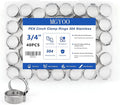 3/4 inch Pex Clamps 40pcs Pex Crimp Rings Single Ear Hose Clamps Stainless Steel Pex Fittings Cinch Clamp Ring for PEX Pipe Tubing