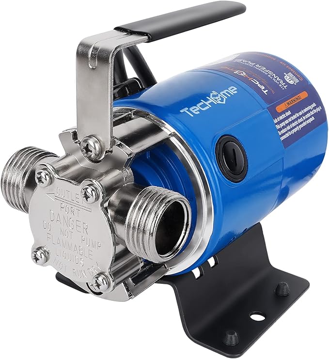 Pump with Hose, 115V 1/10HP 330GPH Power Water Pump Transfer Drain Pump, with Suction Hose Kit.