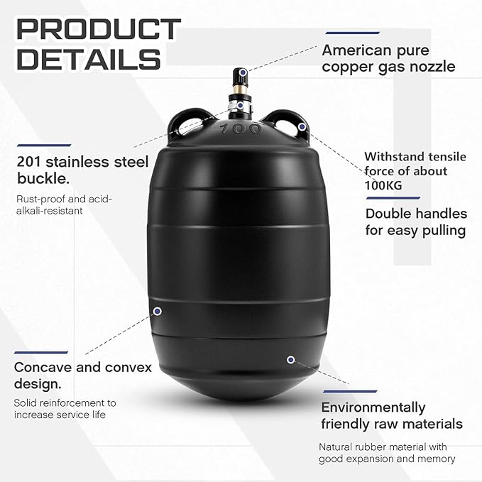 Test-Ball Pipeline Plugging Air Bag,Sewer Test Plug，Water Shut Off Airbag, Rubber Plumbing Balloon，Inflatable Pipe Test Plug，Used for Drainage Pipe, Sewage Pipe Temporary Water Blocking (3 Inchs)