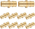 10-Pack HeSun 3/4 Inch Pex-A Expansion Coupling,Pex Expansion Fitting 3/4" x 3/4" Coupling,ASTM F1960(PEX1960010)
