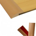 Floor Rubber Transition Strip Self Adhesive Carpet to Tile Transition Strip Edging Trim Strip for Threshold Transitions with a Height Less Than 5 mm/0.2in (Tawny Brown, 16.4FT)