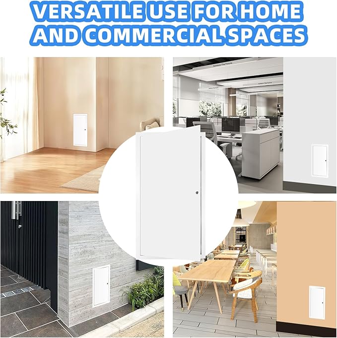 14" x 29" Metal Access Panel, 1MM Thickened Access Panel for Drywall, Aluminum Access Panel for Walls and Ceilings, Rust-Resistant and Easy-to-Install Drywall Access Panel