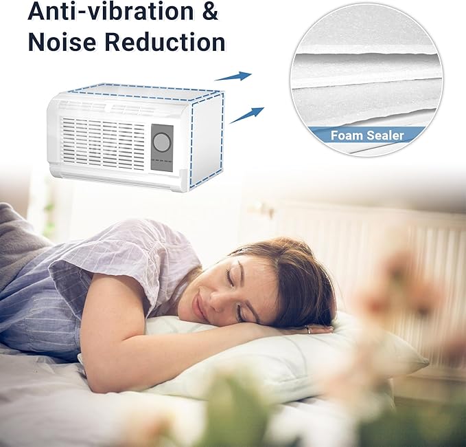PTAC Wall Sleeve with Exterior Grille - 26" L x 15.5" W Galvanized Steel Sleeve for Packaged Terminal Air Conditioners, Noise-Reducing & Waterproof with Ventilation & Drain Holes