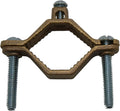 COREX 1-1/4" to 2" Bronze Water Pipe Ground Clamp - High Conductivity Grounding Clamp Conduit Fitting