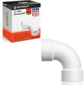 Swimables 2 Inch PVC Sweep 90 - Long Elbow Connector, Schedule 40 2 Inch PVC Sweep 90 Degree Elbow, High-Flow Pipe Elbows Fitting, Compatible with Spa Plumbing & Waterway Installations (1 Pack)