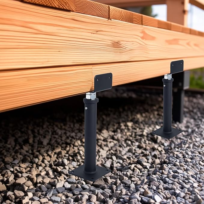 4 Pack U-Shaped Floor Jack, Heavy Duty Adjustable Steel Telepost with U-Head for 4x2, 4x4, 4x6 Joists, 11-15 Inch Adjustment Range, Screw Jack Post for Beam Support & Leveling