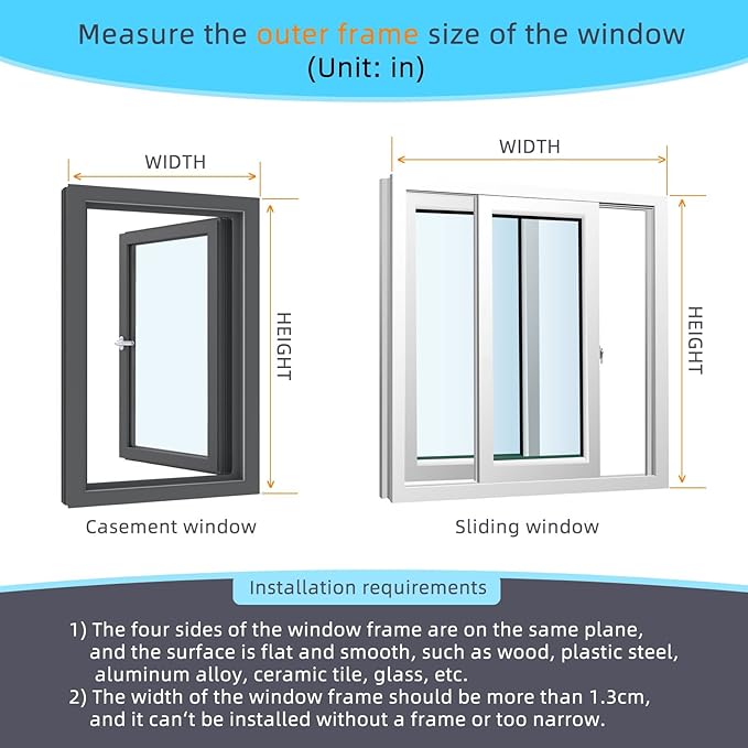 DIY Magnetic Window Insulation Kit 48"x44" Indoor Clear Film for Heat and Cold Winterizing Kit Cuttable Transparent Window Covering