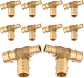 (10-Pack) Seelink 3/4" x 1/2" x 3/4" PEX-A Tee Expansion Fittings, for PEX Tubing Pipe Hose Fittings, ASTM F1960(PEX1960046-10Pack)