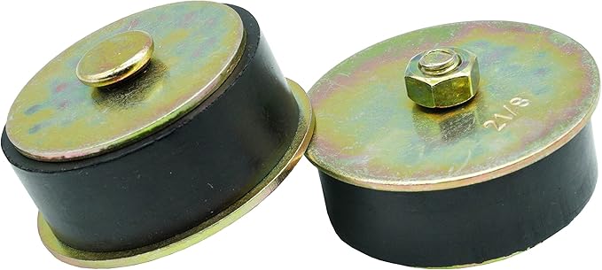 Neoprene Expansion Plug (2-1/8 inch to 2-1/4 inch) 53mm - 57mm-2 Pack Rubber Freeze Plug