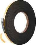 Self Adhesive Foam Tape Weatherstrip 1/4in x 1/16in x 33Ft High Density Foam Insulation Strips Foam Seal Weather Stripping with Strong Adhesive for Door and Window Sound Isolation Soundproofing