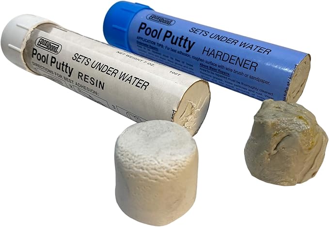 Atlas Pool Putty Epoxy Leak Sealer Kit + Valuable Instructional Videos by Swimming Pool Leak Detector [ Solves #1 DIYer Complaint [ So You Get it Right The 1Time ]