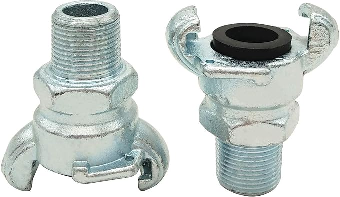 NPT Iron Air Hose Fitting，Universal Coupling，Chicago Fitting (0.75, NPT Male)