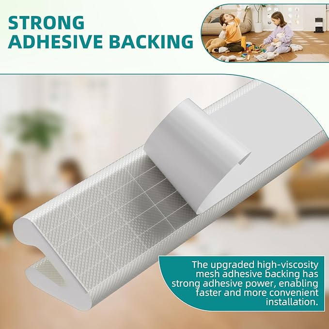 33 Ft V-Shape Weather Stripping Door Seal Strip,Self Adhesive Foam Door Insulation Weatherstripping for Doors Frame,Window Insulation for Winter,Door Soundproof Gap Filler Sealing Strip,White