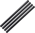 3/4" x 24" Black Painted Industrial Pipe, Home TZH 4 Pack Threaded Black Iron Pipe Nipple for DIY Project/Furniture/Shelving Decoration(4, 24")