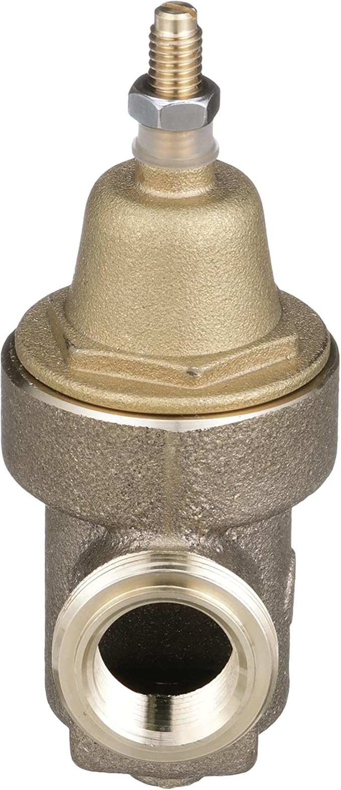 Watts Backflow Preventer 3/4 In Water Pressure Reducing Valve, Npt Thread Union X Npt Female, Max Work 400 psi, Adjust 25-75 psi