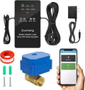 Smart Water Heater Remote Stop Valve with Leak Sensor, Automatic Shutoff, Water Leak Alert Push, 3/4"NPT 150PSI Brass Valve