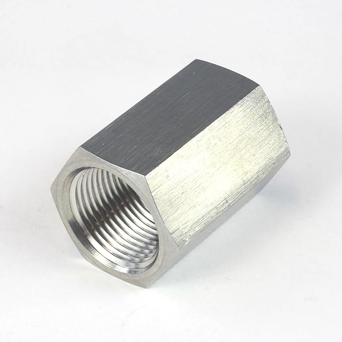 HFS(R) Hex Coupling Coupler 1" Female NPT x 1" Female NPT Stainless Steel 304