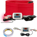 OEBLD Heat Tape for Water Pipes 30FT, Replaceable Smart Thermostat for Pipe Freeze Protection, Self-Regulating Roof Deicing Cable for Metal and Plastic Home Pipes, 110-120V