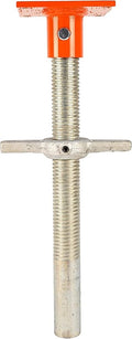 Ellis Manufacturing Co. 10K Leg Shore Frame Leveling Screw Jack, Lockable Wing Nut, 3/8" Base Plate, 1-7/8" Acme Screw – Strong & Multi-Use Shoring Jack – 22"