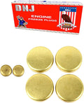 DNJ FPS800 Brass Freeze Plug Set for 1990-2006 Audi, Volkswagen A4, A4 Quattro, Beetle 1.8L-2.0L L4 20V DOHC 1781cc
