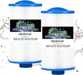 HANXER® 6CH-47 Spa Filter Cartridge Replaces for PTL47W-P4, FC-0315, 6H9-223-01, 03FIL1500, 373043, 60471 Spa Hot Tub Filter, 47 sq.ft, 2 Pack