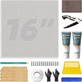 Drywall Repair Kit,Drywall Repair Panel 16” x16“,Sheetrock Repair Kit,Drywall Ceiling Repair,Large Hole Drywall Repair Kit