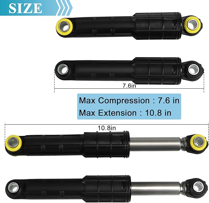 TOMOON DC66-00470B DC66-00470A Washer Shock Absorber Compatible with Sam.sung Washing Machines - Replace DC66-00650C DC66-00650D DC66-00343A AP4206426 2020946