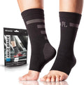 POWERLIX Legs Orthopedic Brace Compression Support Sleeve (Pair) for Swelling, Sprain, Plantar Fasciitis, Arthritis, Tendinitis