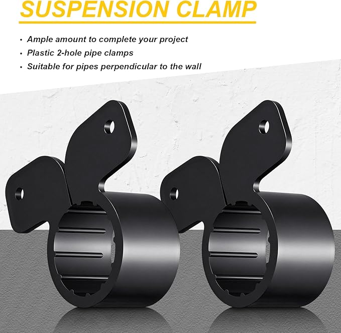 50 Pack 3/4 Inch Suspension Pipe Clamp Pex Clamps Conduit Clamp with Screws for Pex Copper CPVC Tubing Supports Butterfly Style