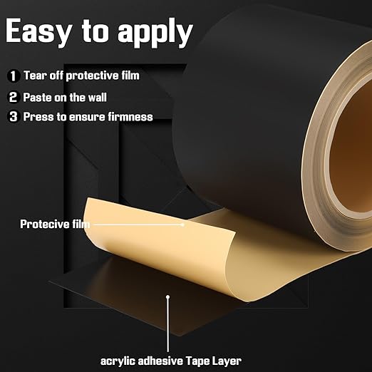 Window Flashing Tape 3.75 Inch x 50 ft Acrylic Adhesive UV Resistant Flashing Tape Waterproof, Self Adhesive & Self Sealing for Window and Door Frames