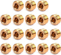 18PCS Brass Pipe Plug Fitting 1/8" NPT Male Plug Hex Counter Sunk Plugs,Internal Hex Thread Socket Pipe Plugs Kit