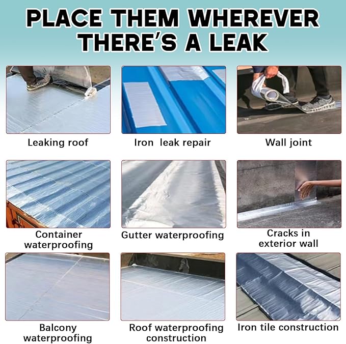 Synthetic Waterproof Roof Underlayment Roll-39 x 390 inch Self-Adhesive Waterproofing Membrane | Easy-Peel Stick & Seal for Flat Roofs, Sheds, RV, Metal & Sloped Roofs | Longlasting Leak Protection