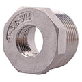 Reducer Hex Bushing 1" NPT Male 3/8" NPT Female Stainless Steel Reducing Flush Adapter Cast Pipe Fitting