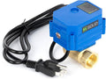 U.S. Solid 3/4" NPT Motorized Ball Valve with US Plug 110VAC Brass Electrical Ball Valve,Auto Return, Normally Closed, IP65