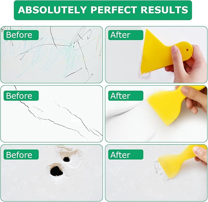 Drywall Repair Kit, Wall Mending Agent,Wall Surface Hole Fill Quick and Easy Solution, Meet Your Needs for Repairing Damaged Walls or Ceilings