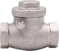 3/4 Inch Swing Check Valve - WOG 200 PSI Stainless Steel SS304 CF8M NPT