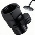 Shower Flow Control Valve G1/2 IPS Shower Head Shut Off Valve with Water Pressure Regulator for Moen Shower Valve, Toilet Valve, and Bidet Sprayer, Black